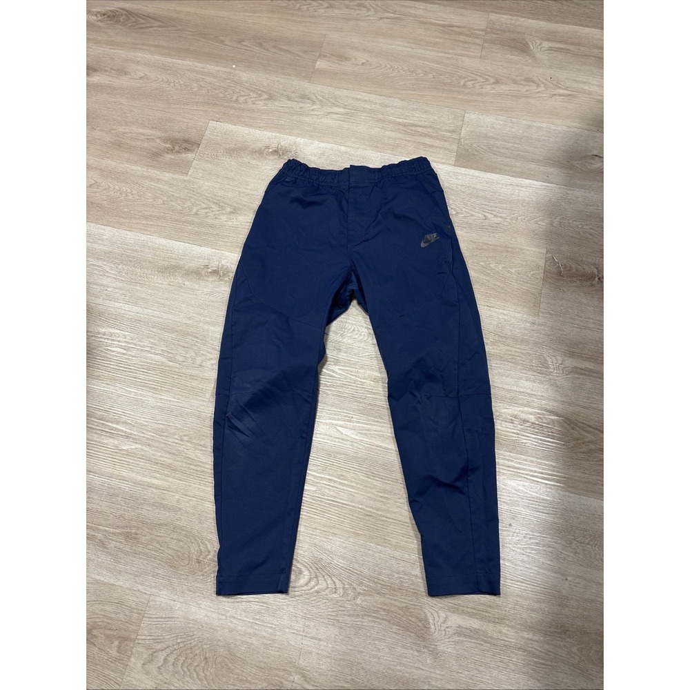 Nike Tech Essentials Commuter Pants Mens M Navy Woven DH4224-410 Tapered Gym